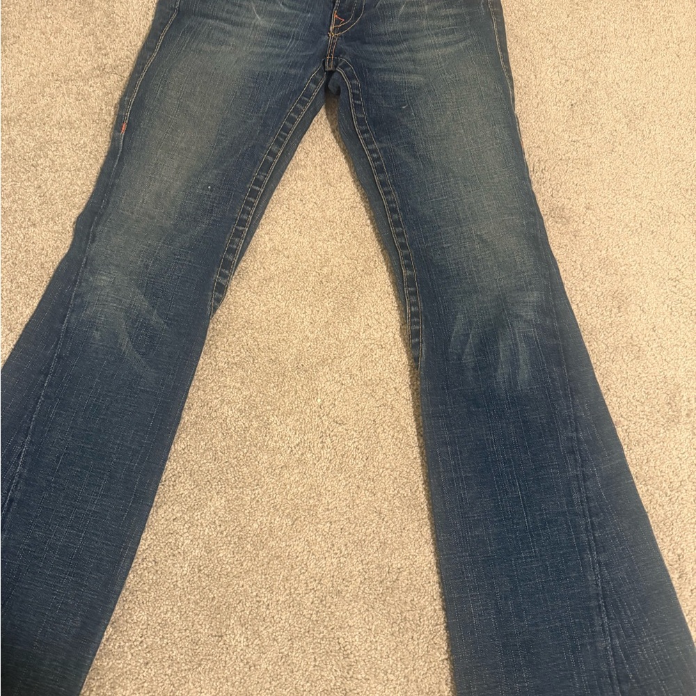 True Religion Dark Blue Flare Jeans